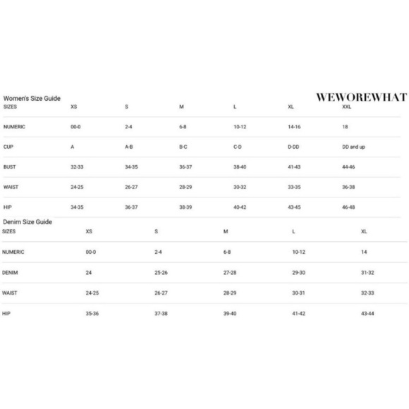 🐞NWT WeWoreWhat Denim Cut Out Skirt - Medium - Picture 6 of 6